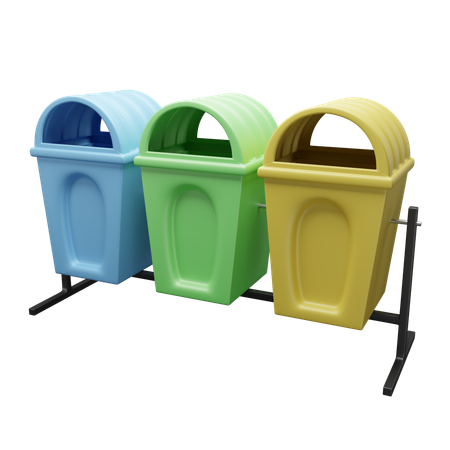 Dust Bin  3D Icon