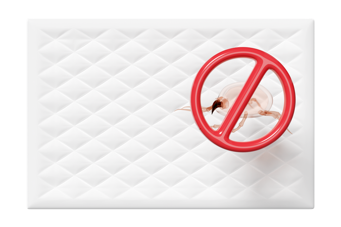 Dust mites in room  3D Icon