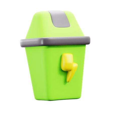 Dustbin  3D Icon