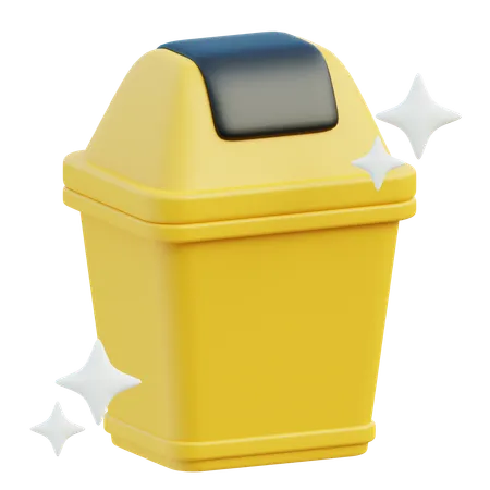 쓰레기통  3D Icon