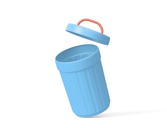 Dustbin  3D Icon