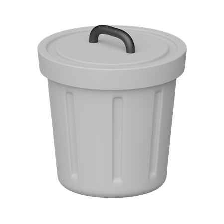 Dustbin  3D Icon