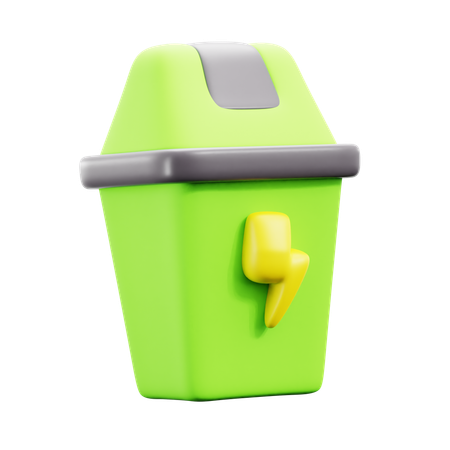 Dustbin  3D Icon