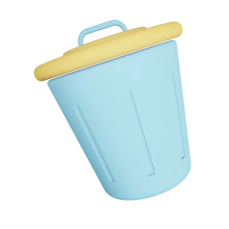 Dustbin  3D Illustration