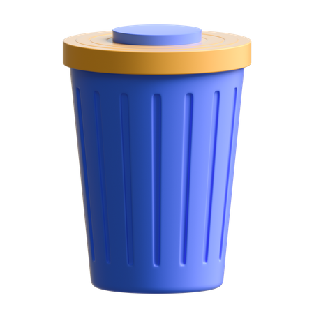 Dustbin  3D Illustration