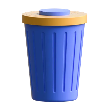 Dustbin  3D Illustration