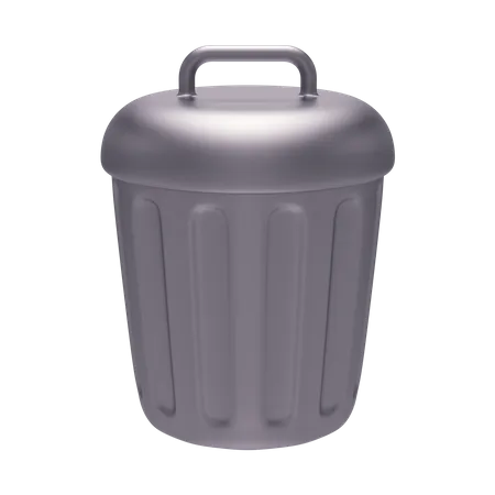 Dustbin  3D Illustration