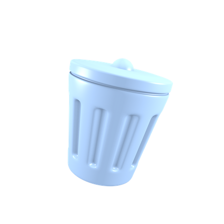 Dustbin  3D Illustration