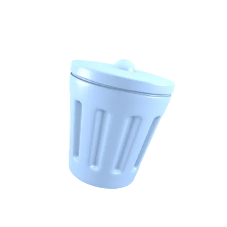 Dustbin  3D Illustration