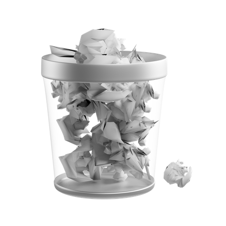 Dustbin  3D Illustration