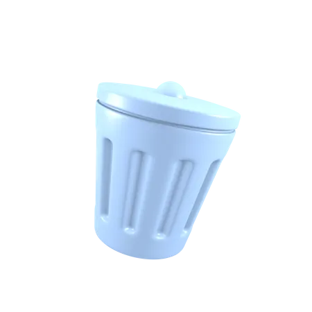 3 D Garbage Dump Icon Concept 3D Illustration