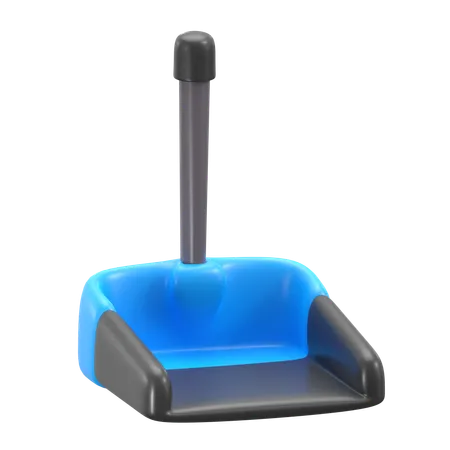 Dustpan 3 D Cleaning Service Icon 3D Icon