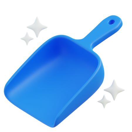 Dustpan Garbage  3D Icon