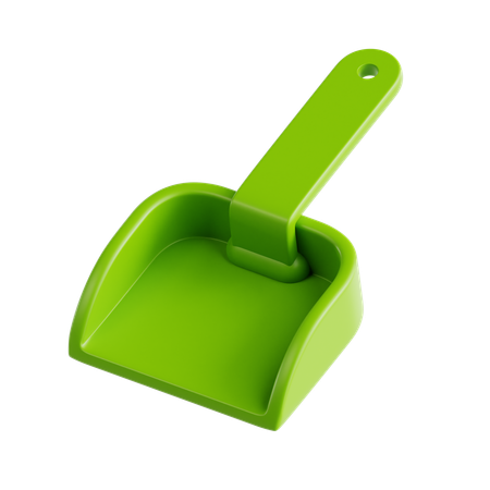 Dustpan Garbage  3D Icon