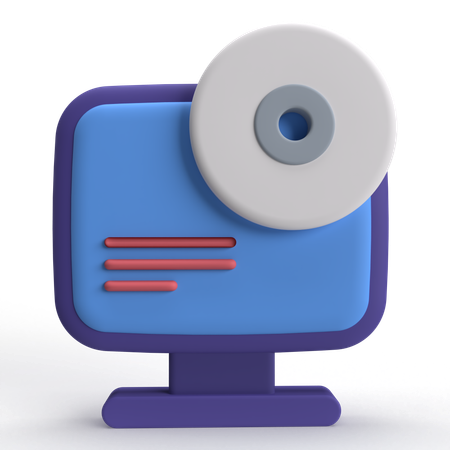 DVD  3D Icon