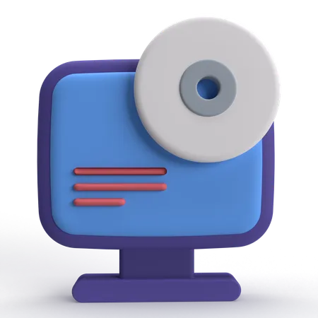 DVD  3D Icon