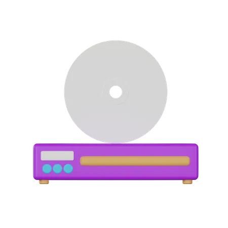 Dvd Player  3D Icon