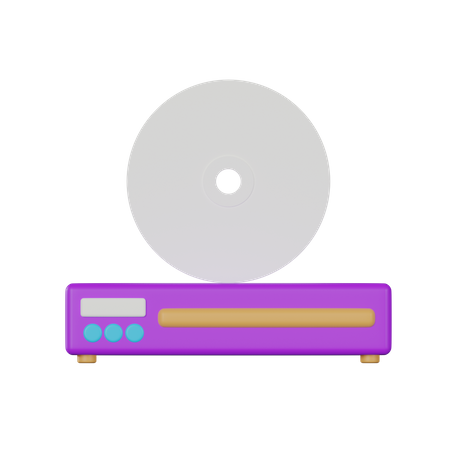 Dvd Player  3D Icon