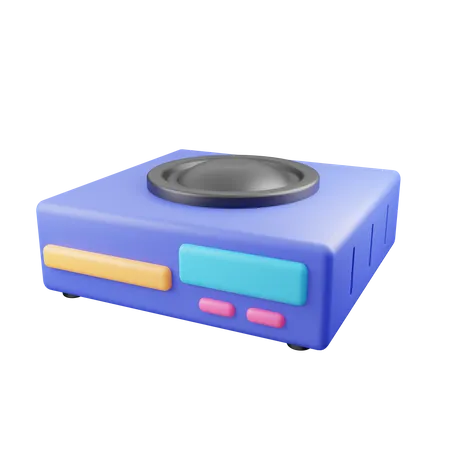 Dvd Player  3D Illustration