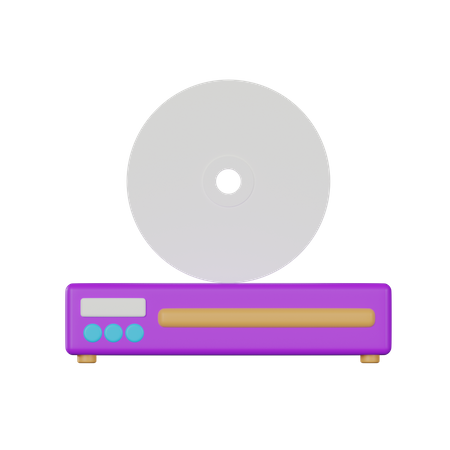 Dvd Player  3D Icon