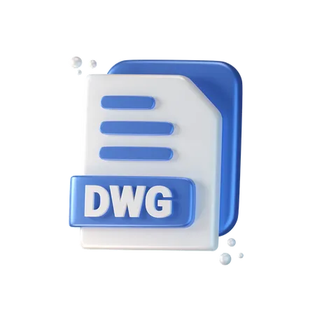 Dwg File 3D Icon