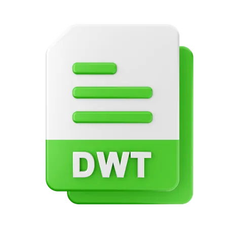 Dwt-Datei  3D Icon