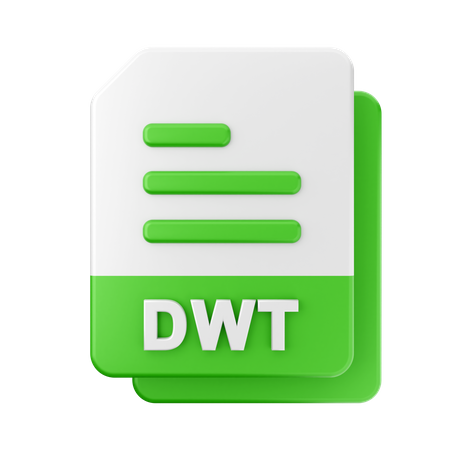 DWT File  3D Icon