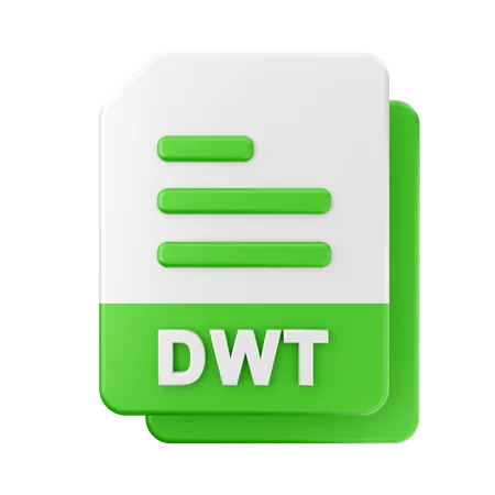 DWT File  3D Icon
