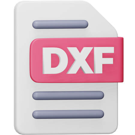 Dxf File  3D Icon