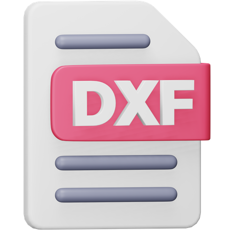 Dxf File  3D Icon