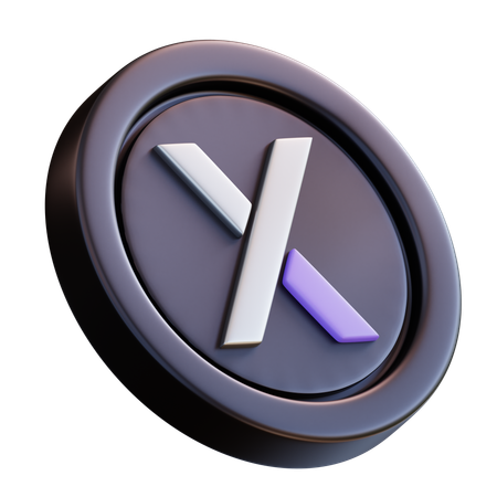 Dydx  3D Icon