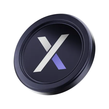 Dydx  3D Icon