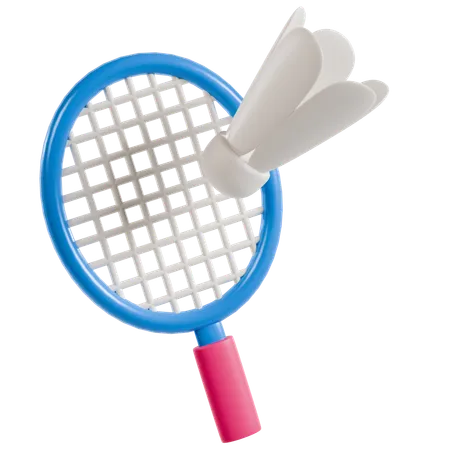 Dynamic Badminton Action  3D Icon