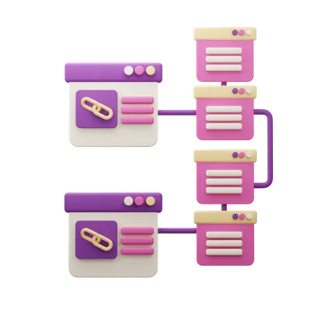 Dynamic Link  3D Icon