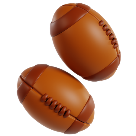 Dynamic Rugby Duo Sport  3D Icon