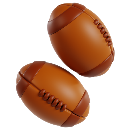 Dynamic Rugby Duo Sport  3D Icon