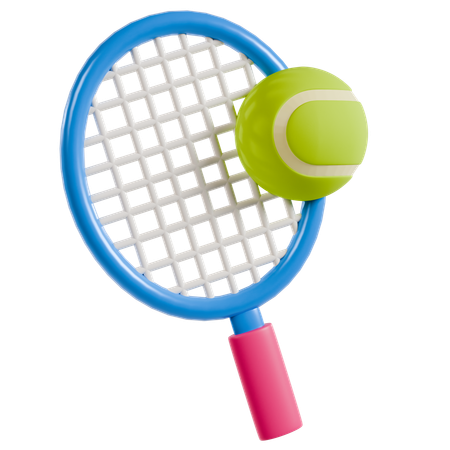 Dynamic Tennis Action  3D Icon