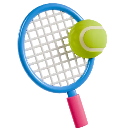 Dynamic Tennis Action  3D Icon