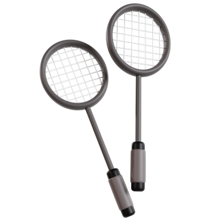 Dynamique de la raquette de badminton Sport  3D Icon