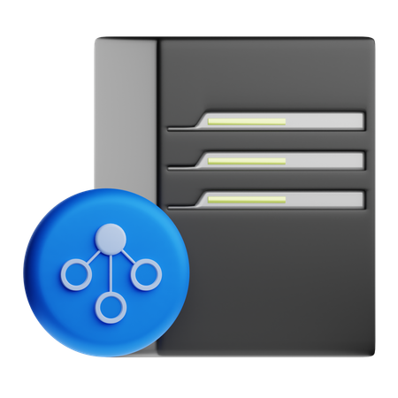 Dynamisches Hostkonfigurationsprotokoll für DHCP-Server  3D Icon