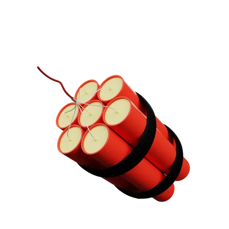 Dynamite  3D Illustration