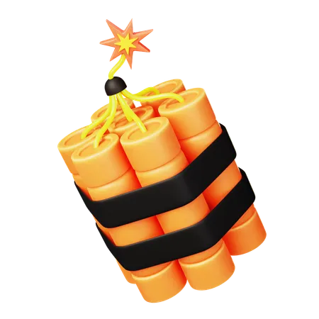 Dynamite Bomb  3D Icon