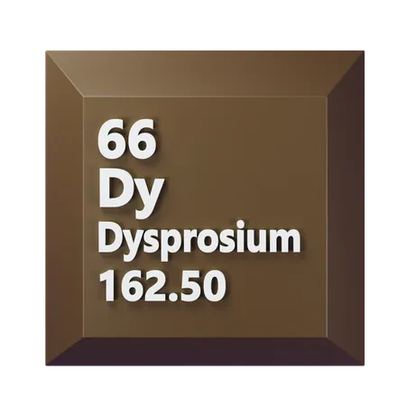 Dysprosium  3D Icon