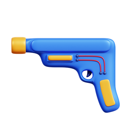 Dystopia Gun  3D Icon