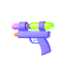 dystopia gun 3d logo