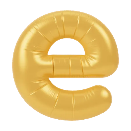 E  3D Icon
