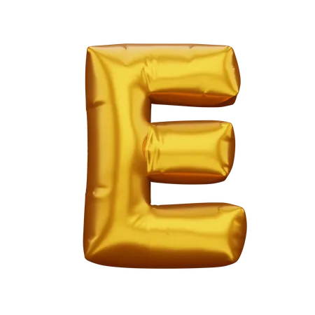 E  3D Icon