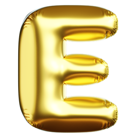 E  3D Icon