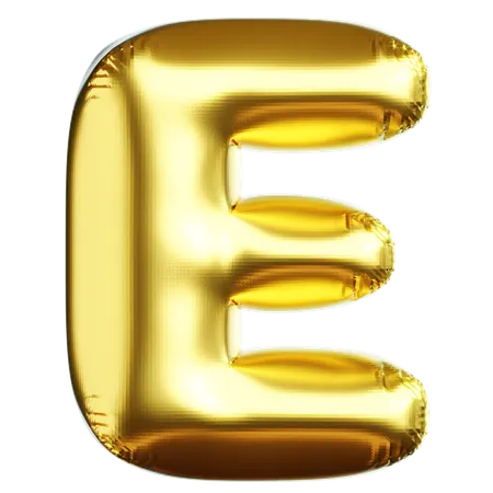 E  3D Icon