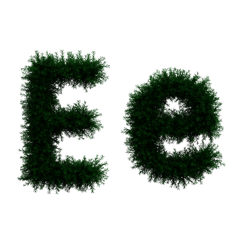 E  3D Icon